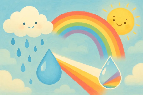 How rainbows work discovery sheet